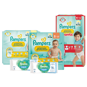 Alle Pampers broekjes, doekjes of luiers