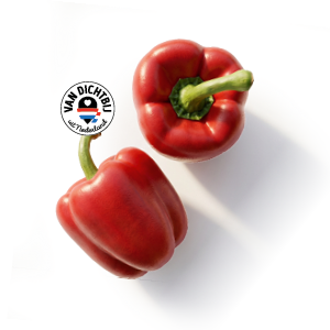Rode paprika's