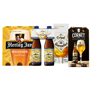 Speciaalbieren van Hertog Jan, Tripel Karmeliet of Cornet