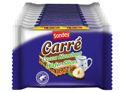 Cacao-hazelnoot wafels