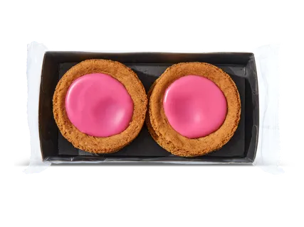 Roze fondant pencee