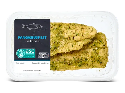 Pangasiusfilet tuinkruiden