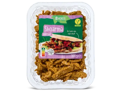 Vegan champignonburger of shoarma