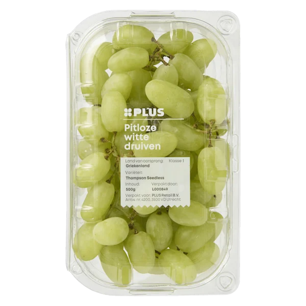 PLUS Druiven wit pitloos