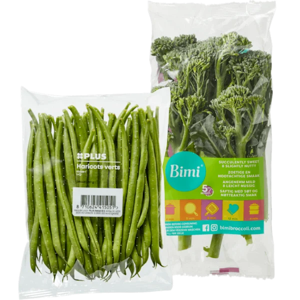 PLUS Haricots verts en Nederlandse bimi