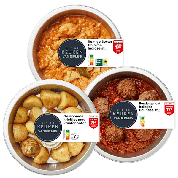 Uit de keuken van PLUS Combi gerechten