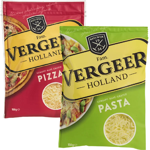 Alle Vergeer Geraspte kaas