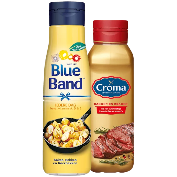 Blue Band, Becel en Croma Vloeibaar