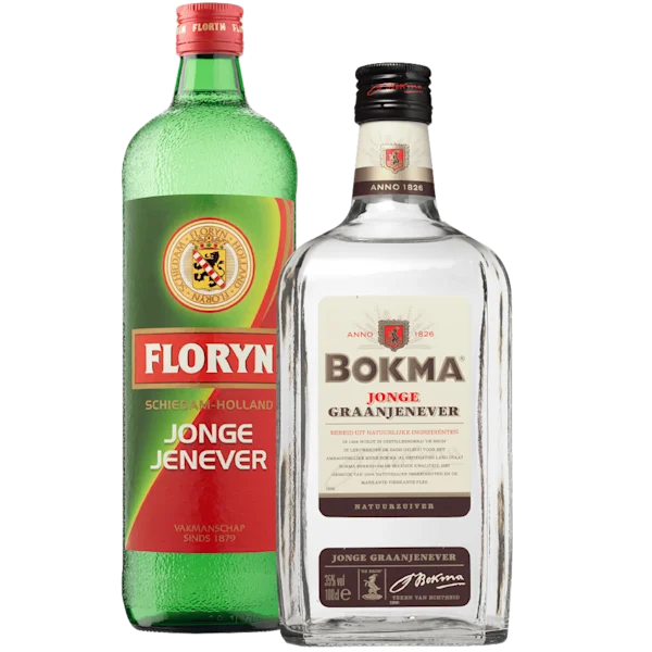 Bokma Jonge graanjenever, Floryn Jonge jenever en Parade Vieux
