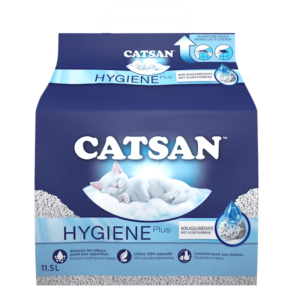 Catsan Hygiene Plus Kattenbakvulling