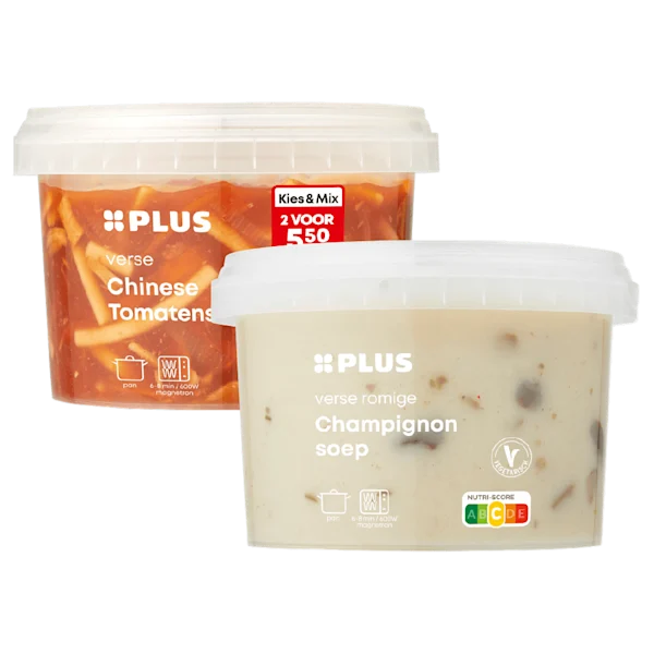 Alle PLUS Verse soep