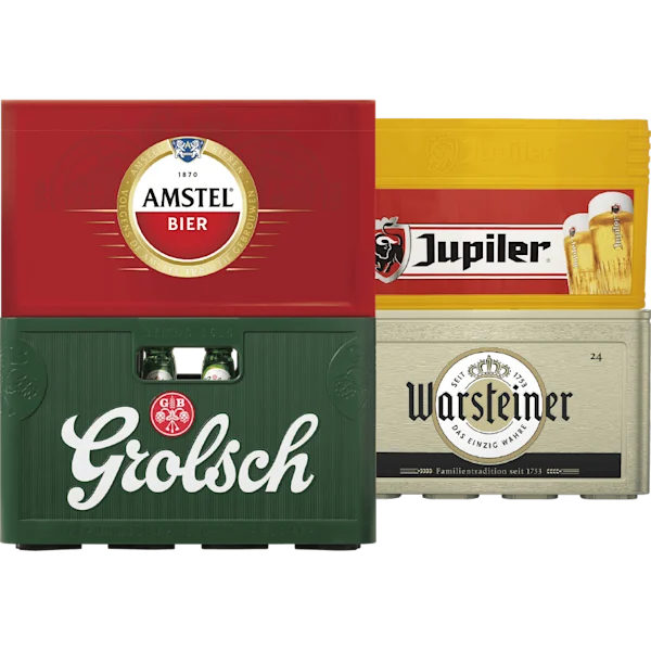 Alle Grolsch, Jupiler, Amstel en