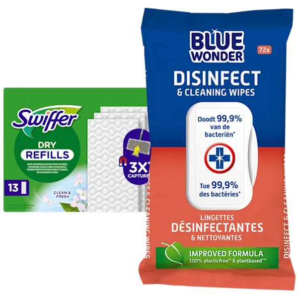 Alle Blue Wonder en Swiffer