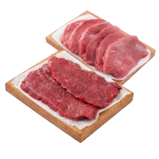 Malse runderbieflappen of runderschnitzels