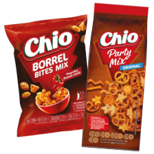 Chio borrelbites mix, partymix of oven sticks