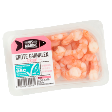 Vis Marine grote garnalen