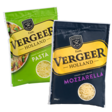 Vergeer geraspte kaas