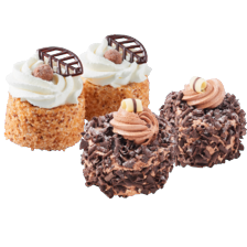 Hazelnootschuimgebakjes of Christoffel crème ge...