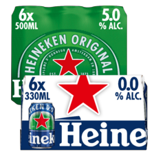 Heineken pilsener of Heineken 0.0%