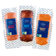 Compaxo gerookte kipfilet, gerookte beenham of ...