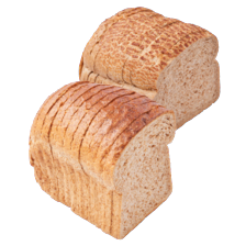Bakkersbrood tijger of Ribbelbrood half