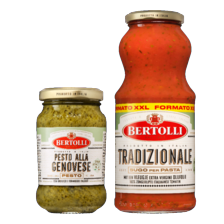 Bertolli pastasaus of Mediterrane specialiteite...