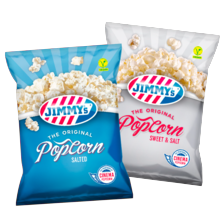 Jimmy's popcorn zoet zout of zout