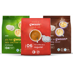 alle g'woon koffiepads of filterkoffie 500 gram