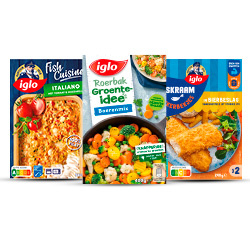 alle Iglo vis en groente idee