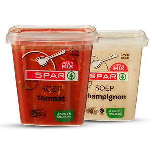 kies & mix SPAR verse soepen