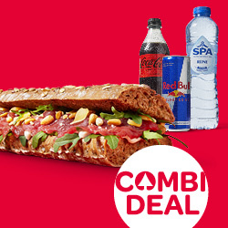 SPAR vers belegd broodje + gekoeld drankje samen voor € 5.75