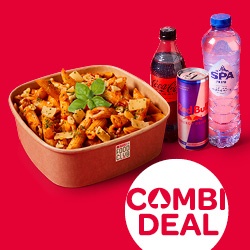 alle FoodClub pasta maaltijden + gekoeld drankje voor €7.50