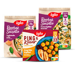 alle Iglo roerbaksensatie of ping & klaar