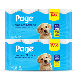 Page toiletpapier compleet schoon 16rol