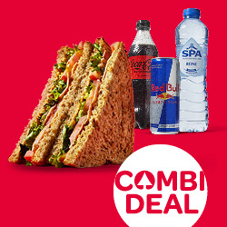 SPAR sandwiches + gekoeld drankje voor € 5.00